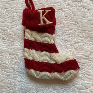 K Christmas stocking